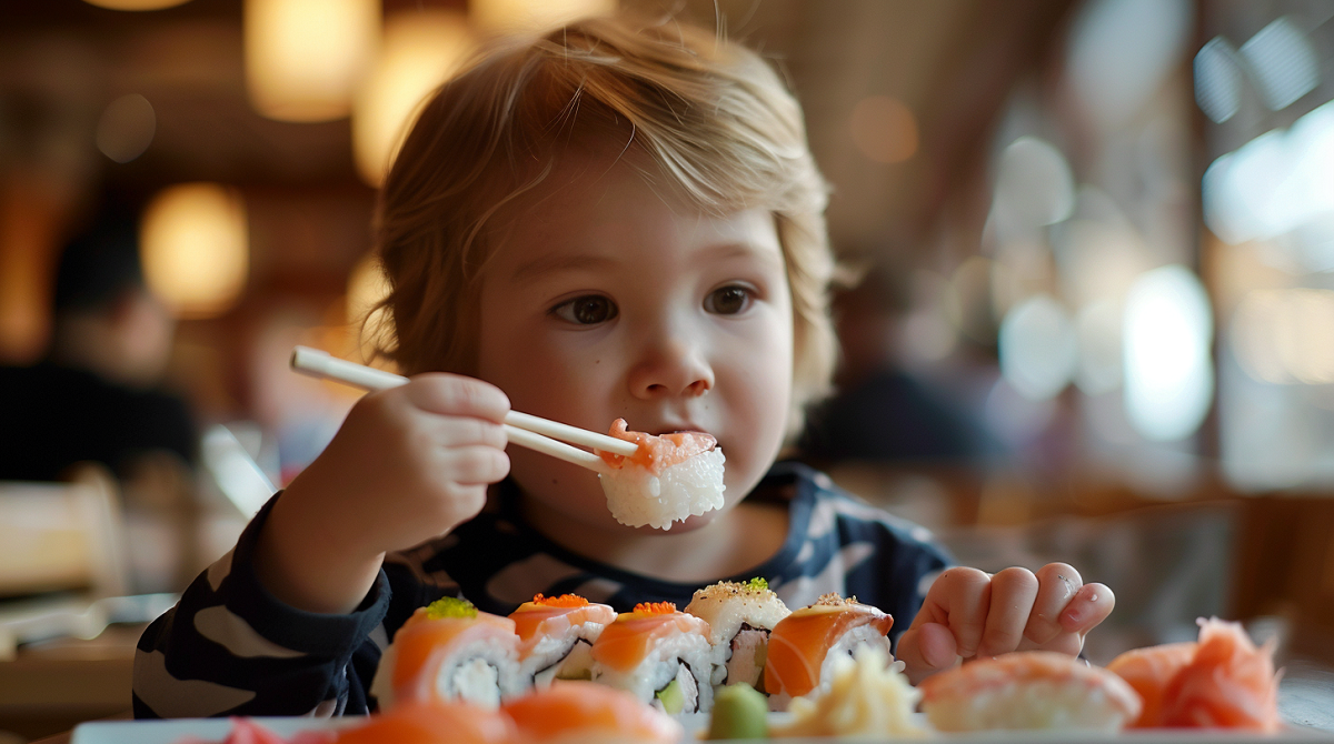 Jak zachęcić dzieci do jedzenia sushi?