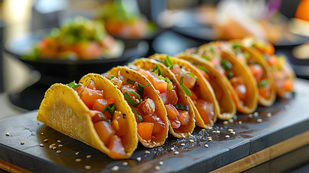 Czym jest taco i jakie rodzaje można znaleźć w restauracji sushi?